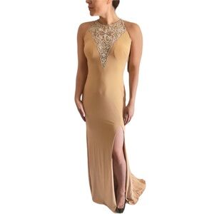 Jovani Gown Beige